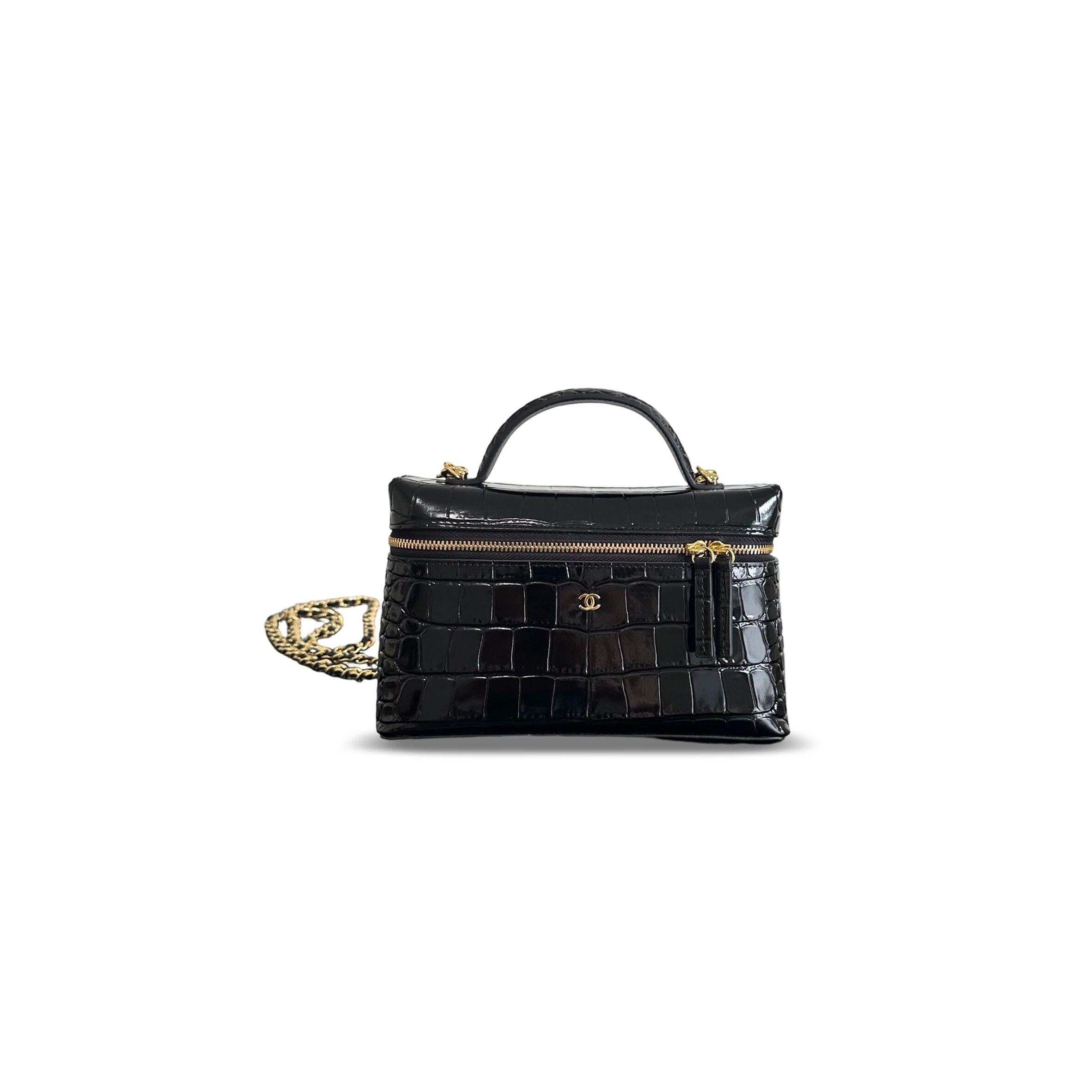 CHANEL VANITY WITH CHAIN (19.5*17*5cm)